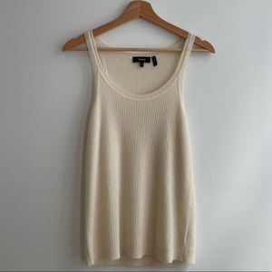 Theory windelle light cashmere tank top